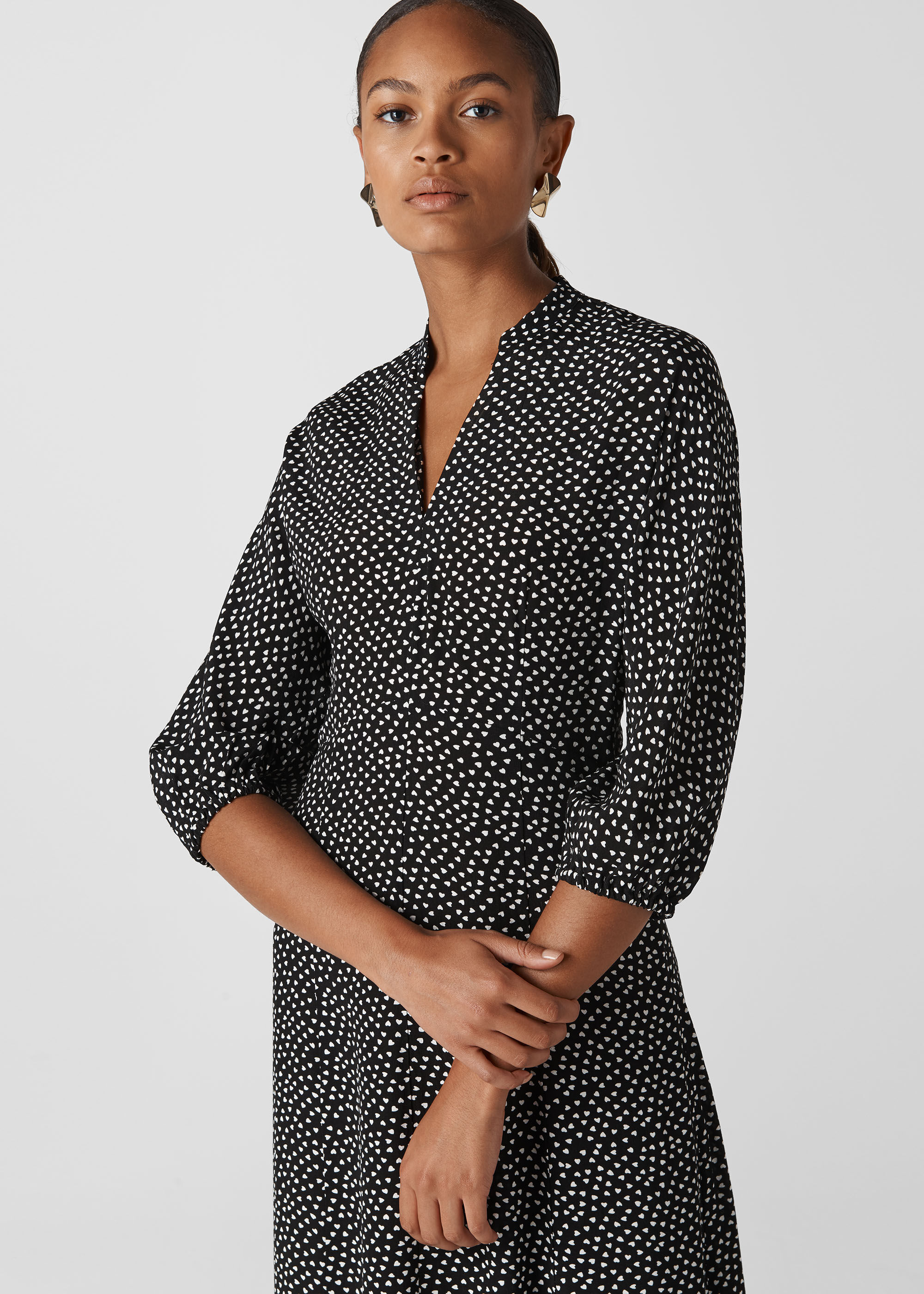 Whistles confetti deals heart dress