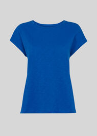 Minimal Cap sleeve Tee Blue