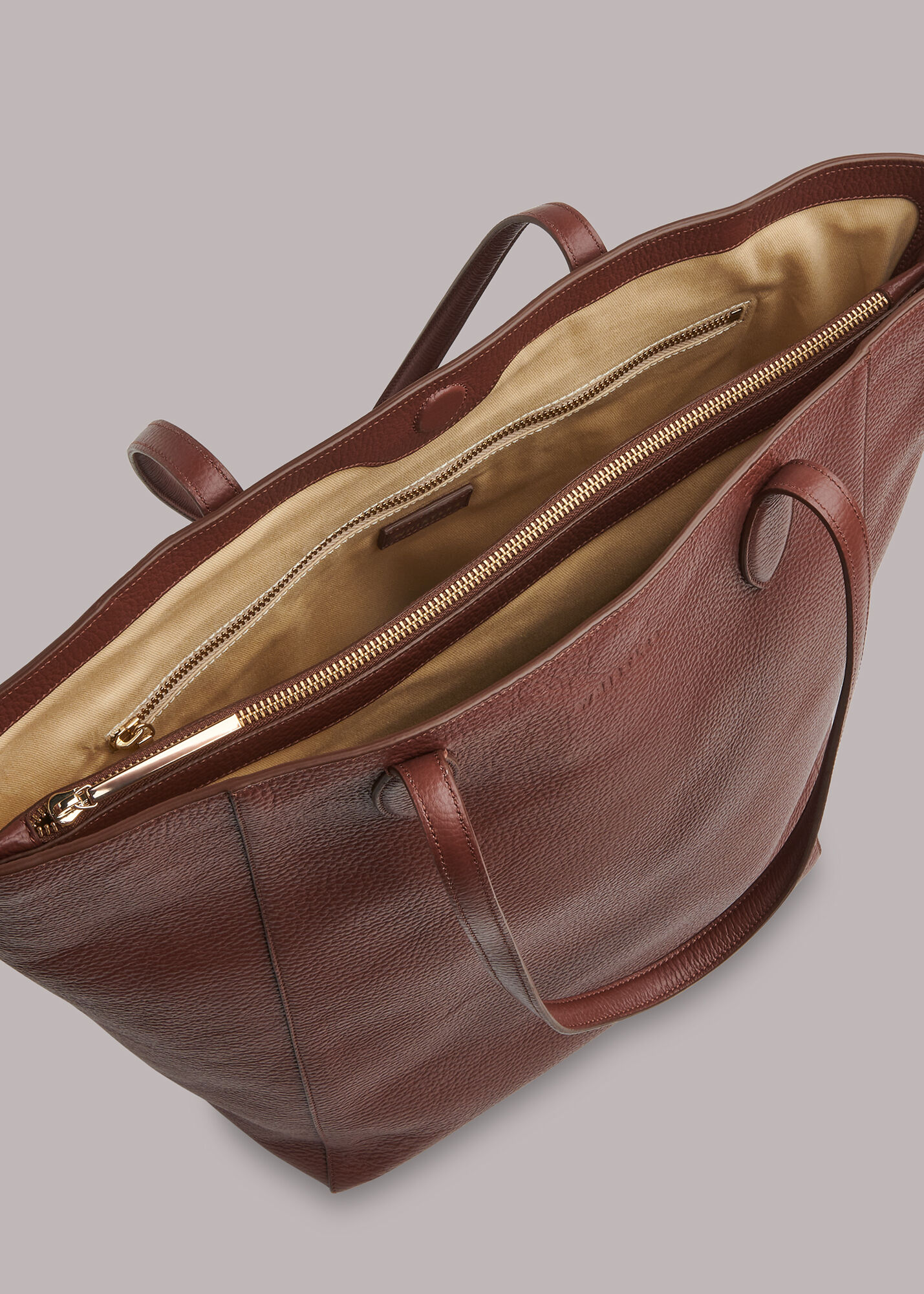 Tan Amara Tote Bag WHISTLES Whistles AU