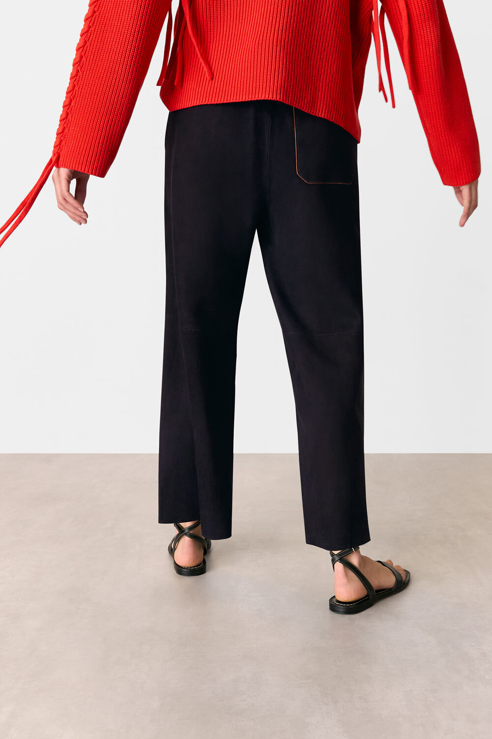 Suede Western Trousers