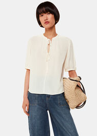 Jessie Tie Front Blouse