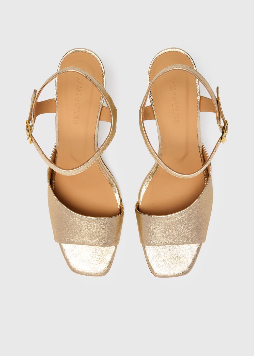 Asymmetric High Heeled Sandal