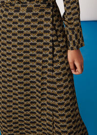 Tangle Check Wrap Skirt