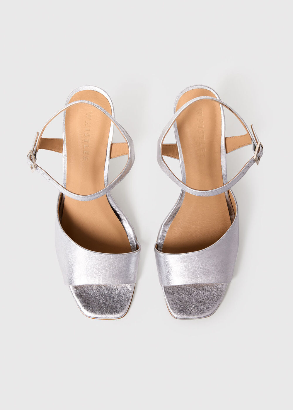 Asymmetric High Heeled Sandal