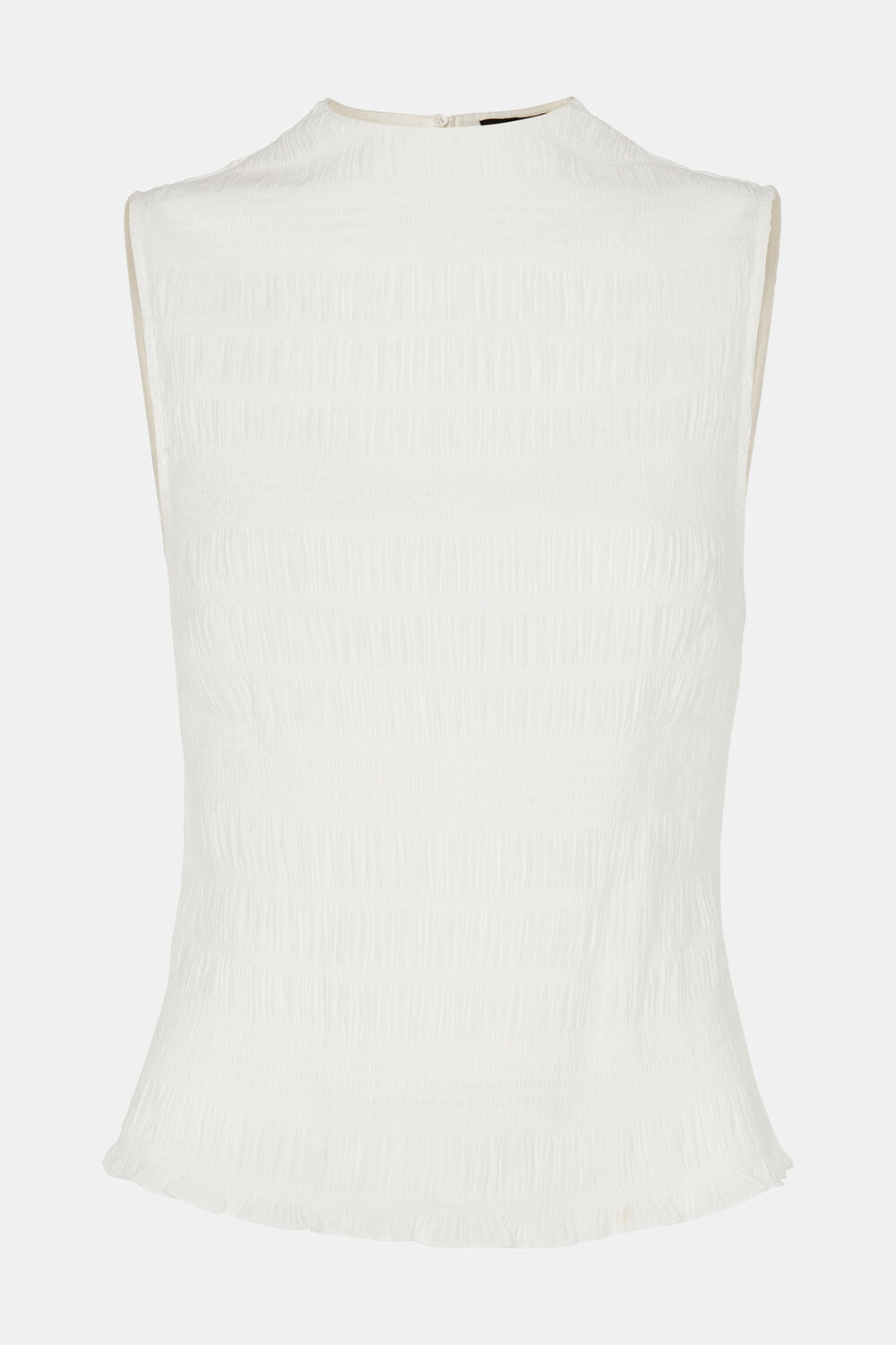 Plisse Sleeveless Top