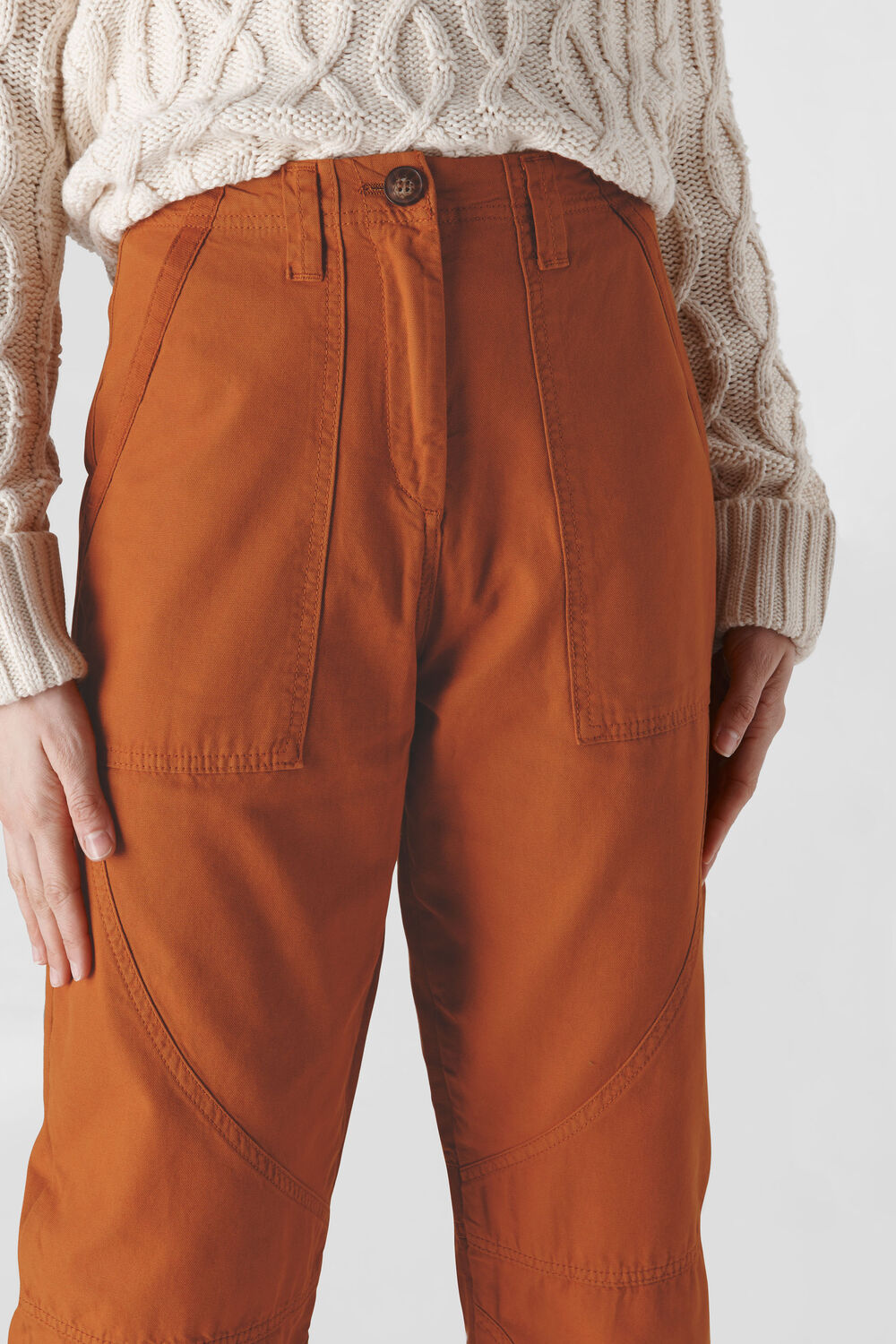 Cadi Utility Cargo Trouser Tobacco