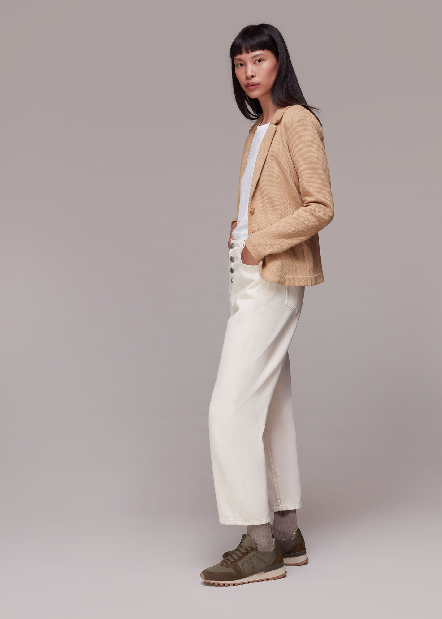 Whistles store khaki jacket