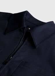 Compact Cotton Cropped Jacket