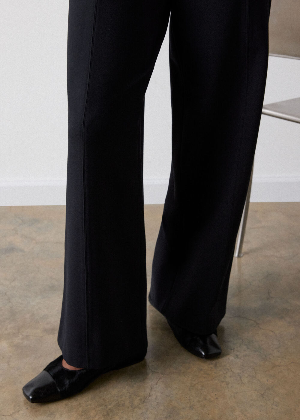Ponte Wide Leg Trouser