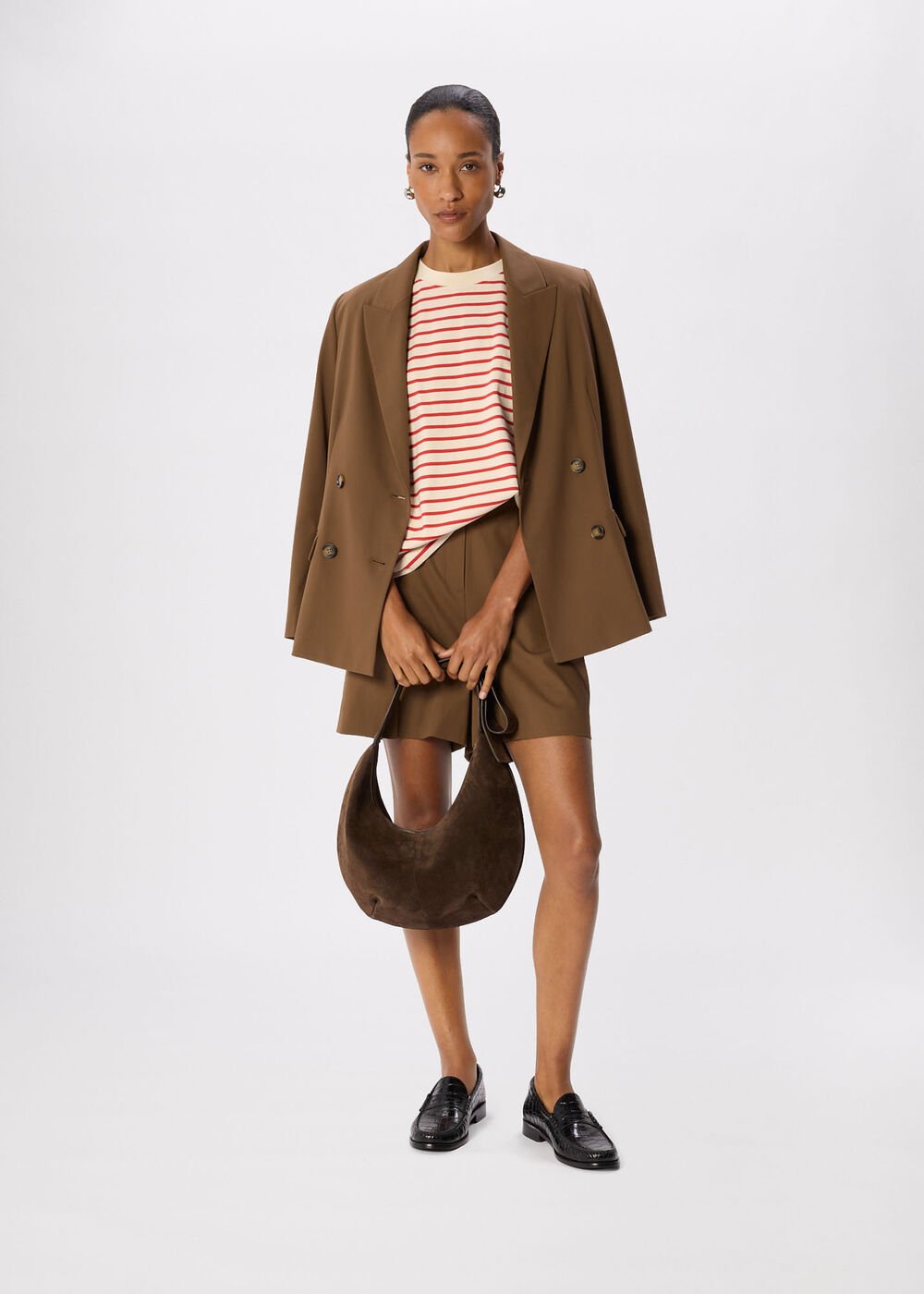 Stripe Relaxed Cotton T-shirt