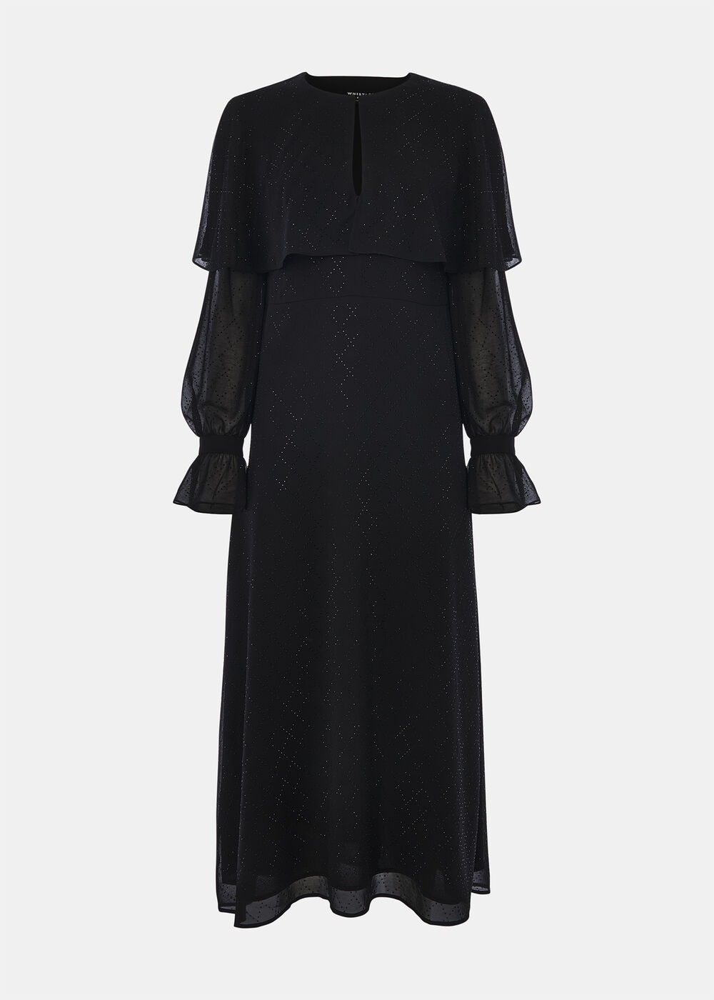 Hot Fix Cape Midi Dress
