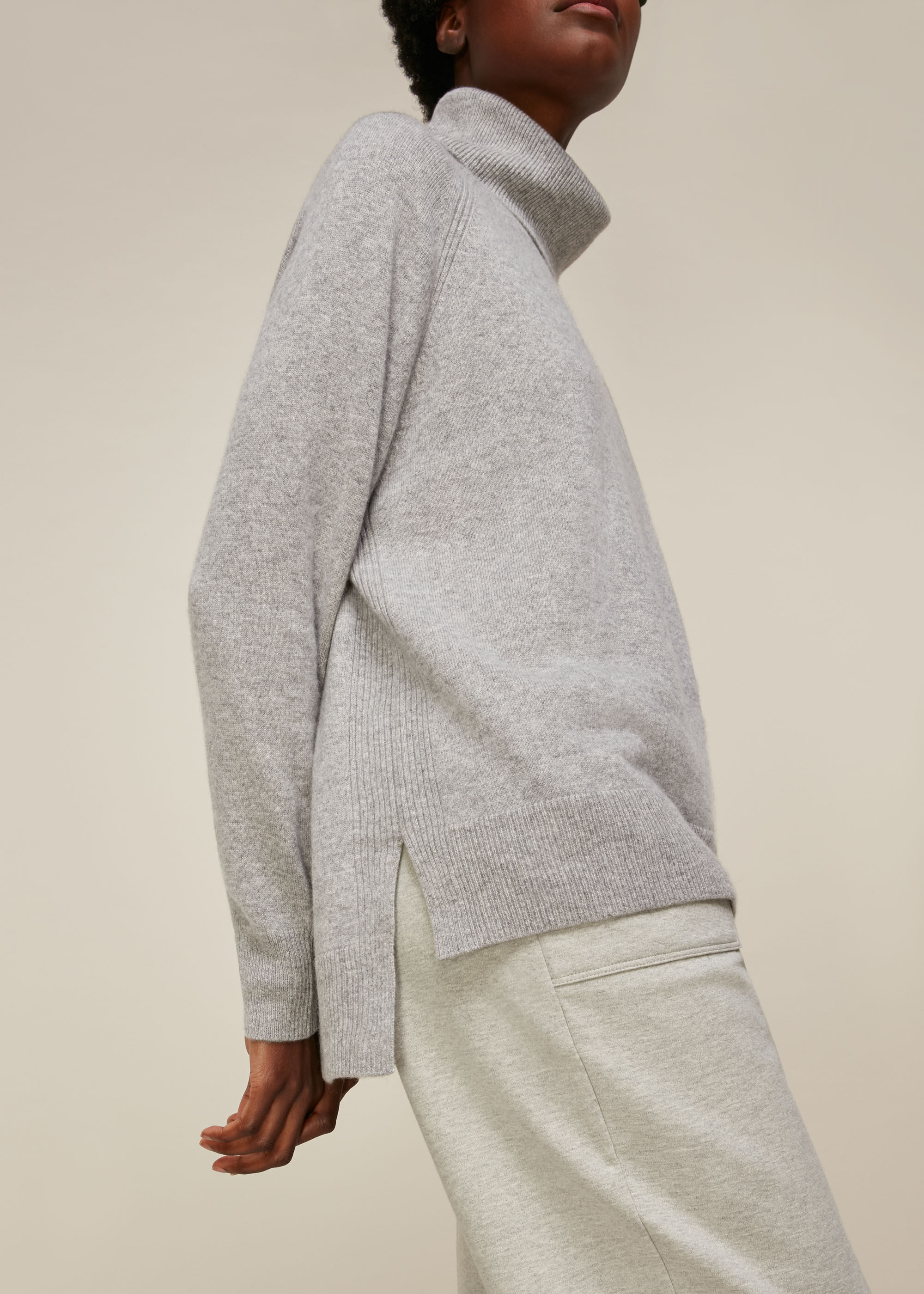 Whistles cashmere roll neck hot sale