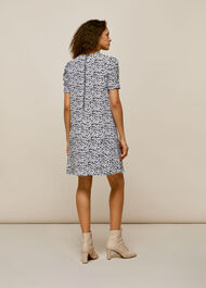 Petal Print Dress Black/Multi