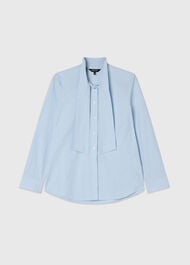 Scarf Stripe Cotton Shirt