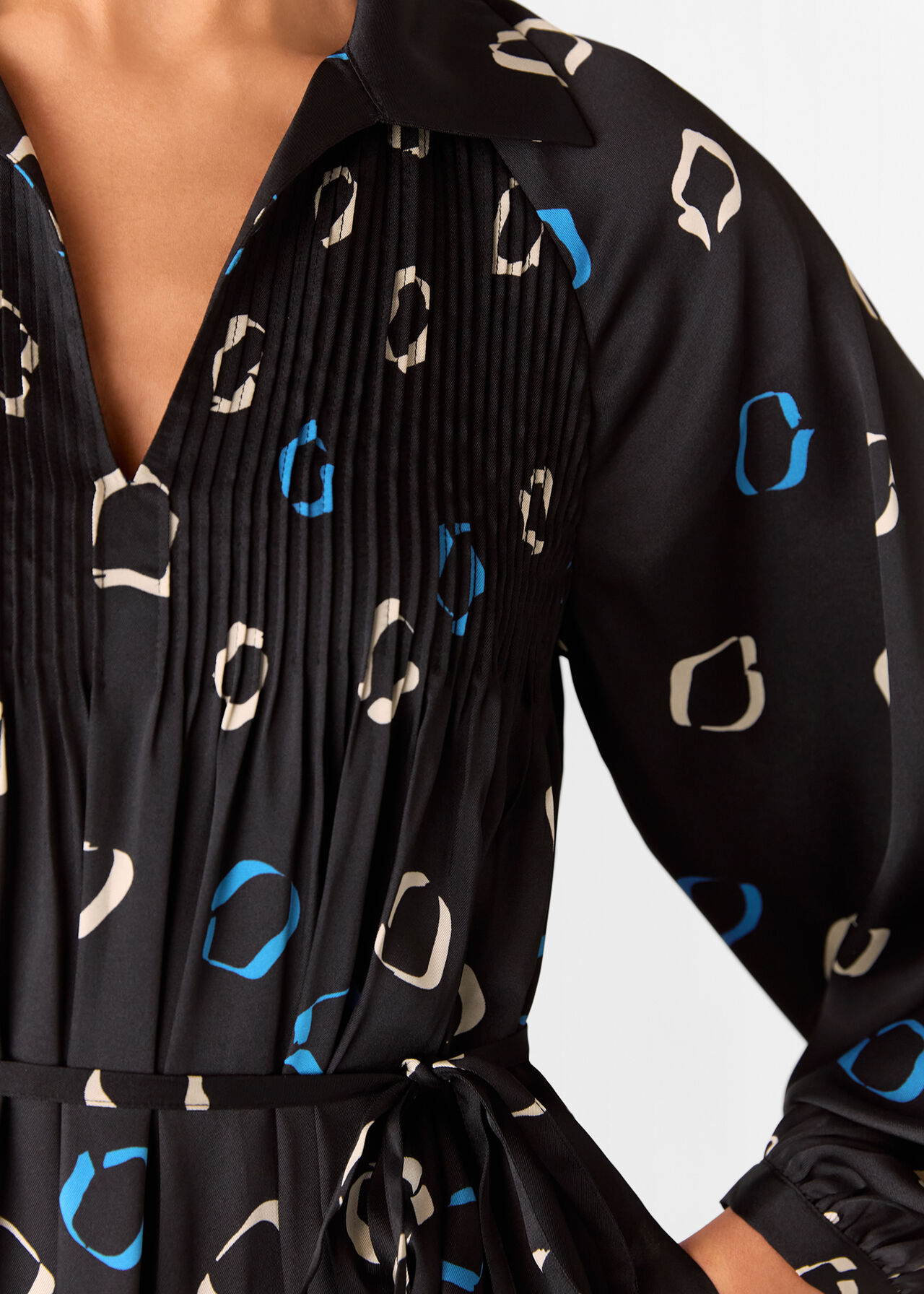 Scattered Hoops Midi Dress