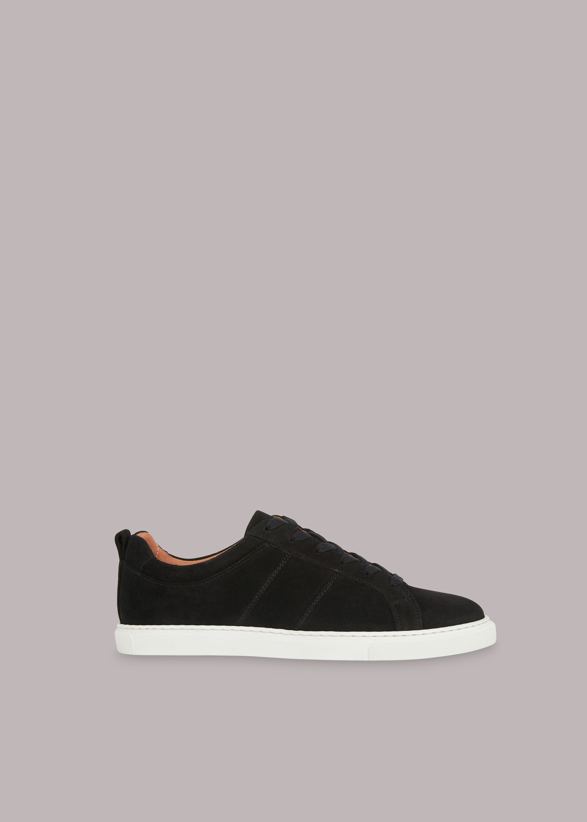 black suede trainer