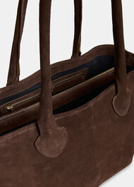 Leandra Suede Tote Bag