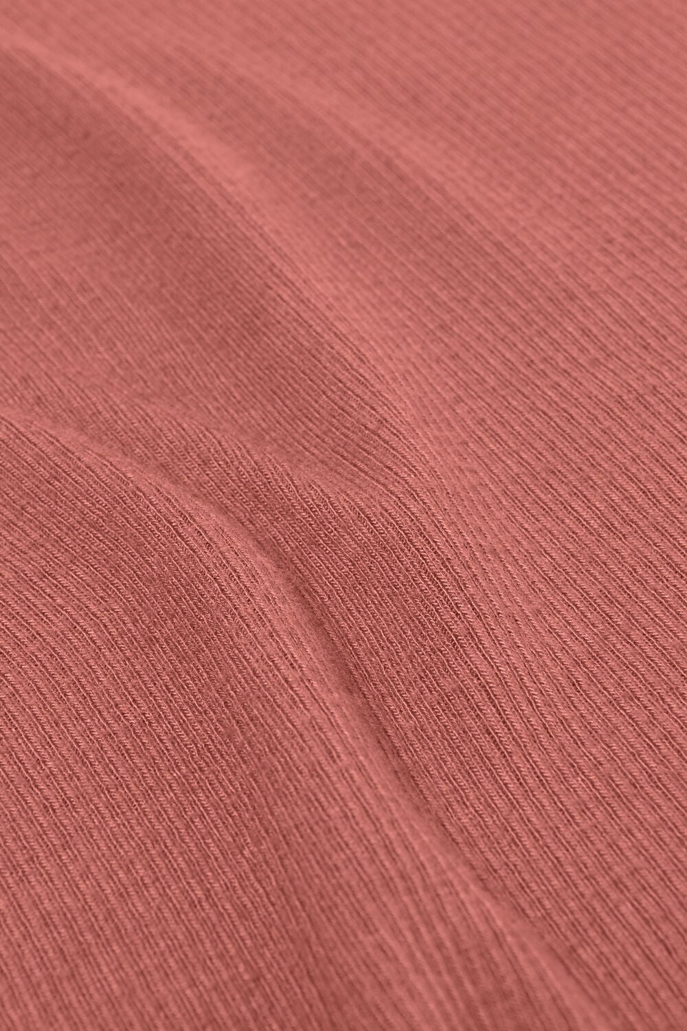 Rose Essential Ribbed Crew