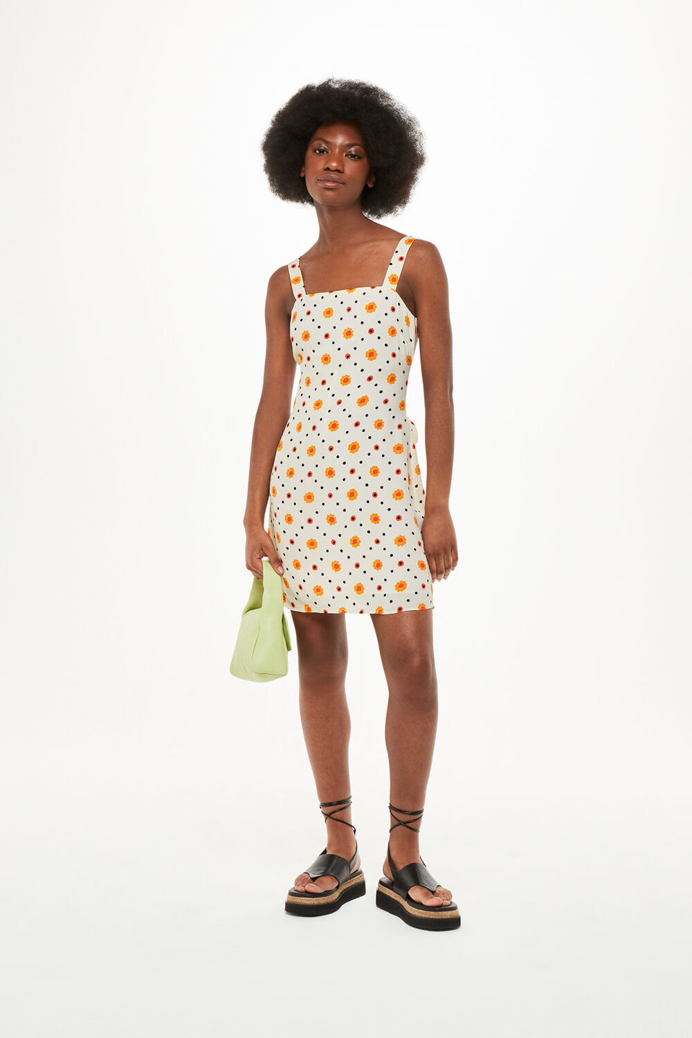 Ivory Flower Diamond Kimmy Dress