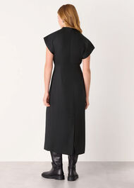 Twist Waist Midi Dress