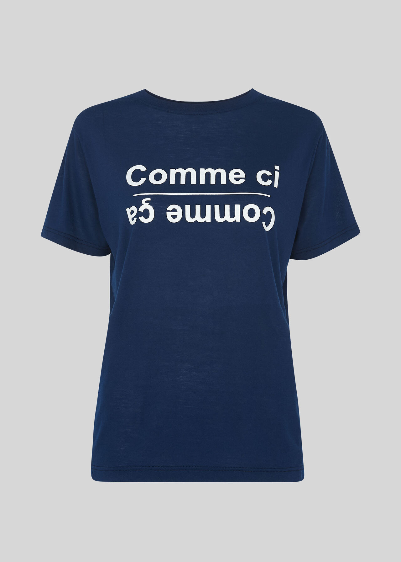 Navy Comme Ci Comme Ca TShirt WHISTLES