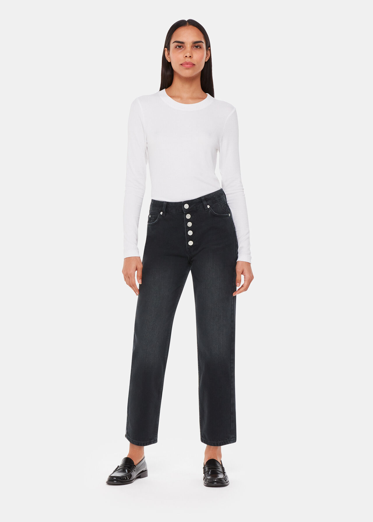 Authentic Hollie Button Jean