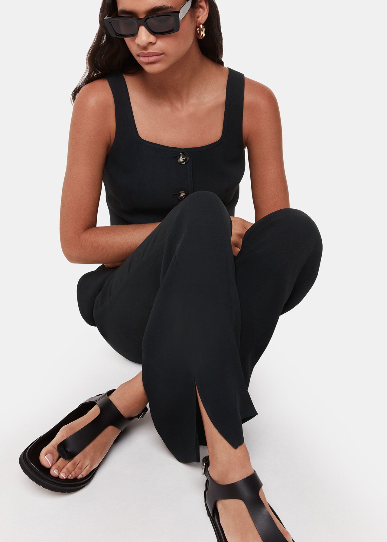 Leyla Crepe Trouser