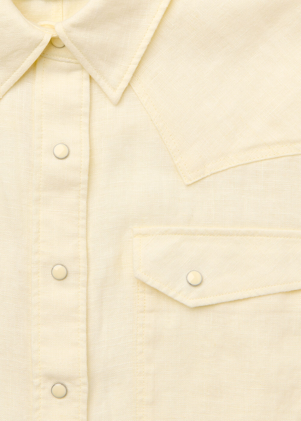 Linen Western Detail Shirt