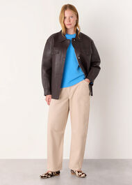 Wool Mix Seam Detail Knit