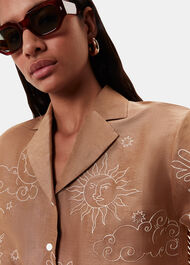 Embroidered Scribble Shirt