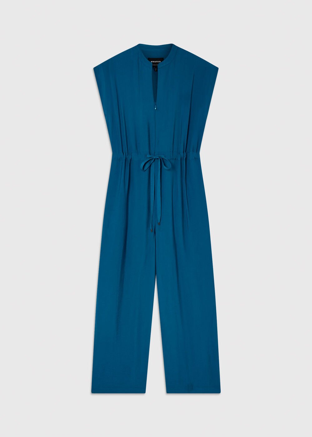 Sleeveless Drawstring Jumpsuit