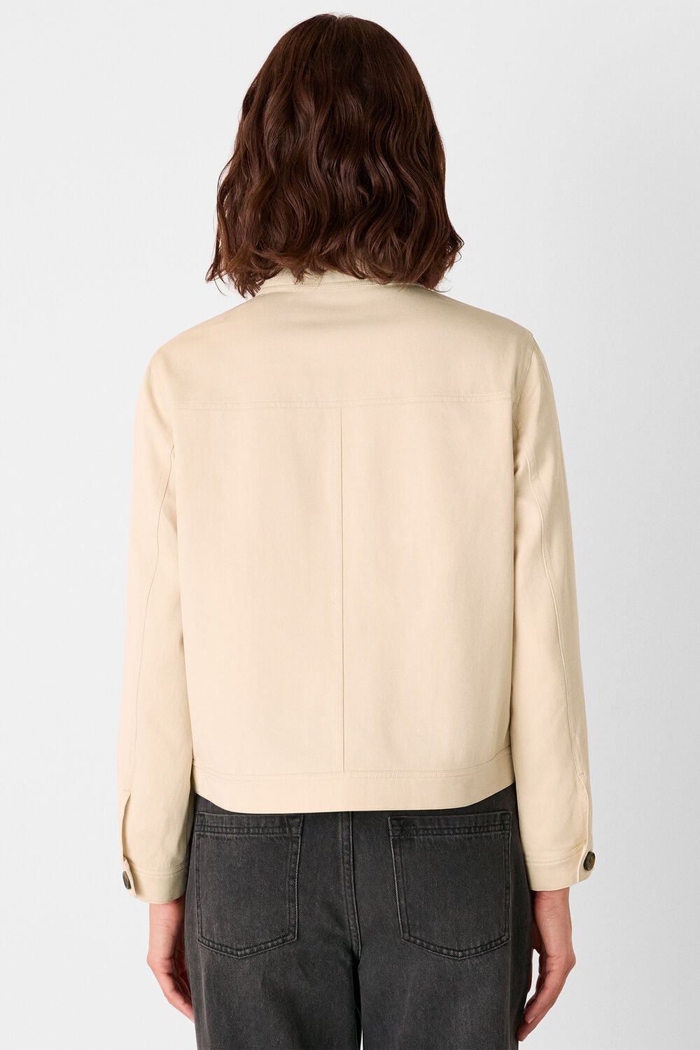 Neutral Mia Pocket Detail Jacket