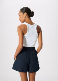 Pull On Cheesecloth Short