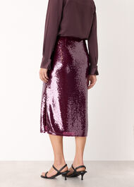 Sequin Midi Skirt