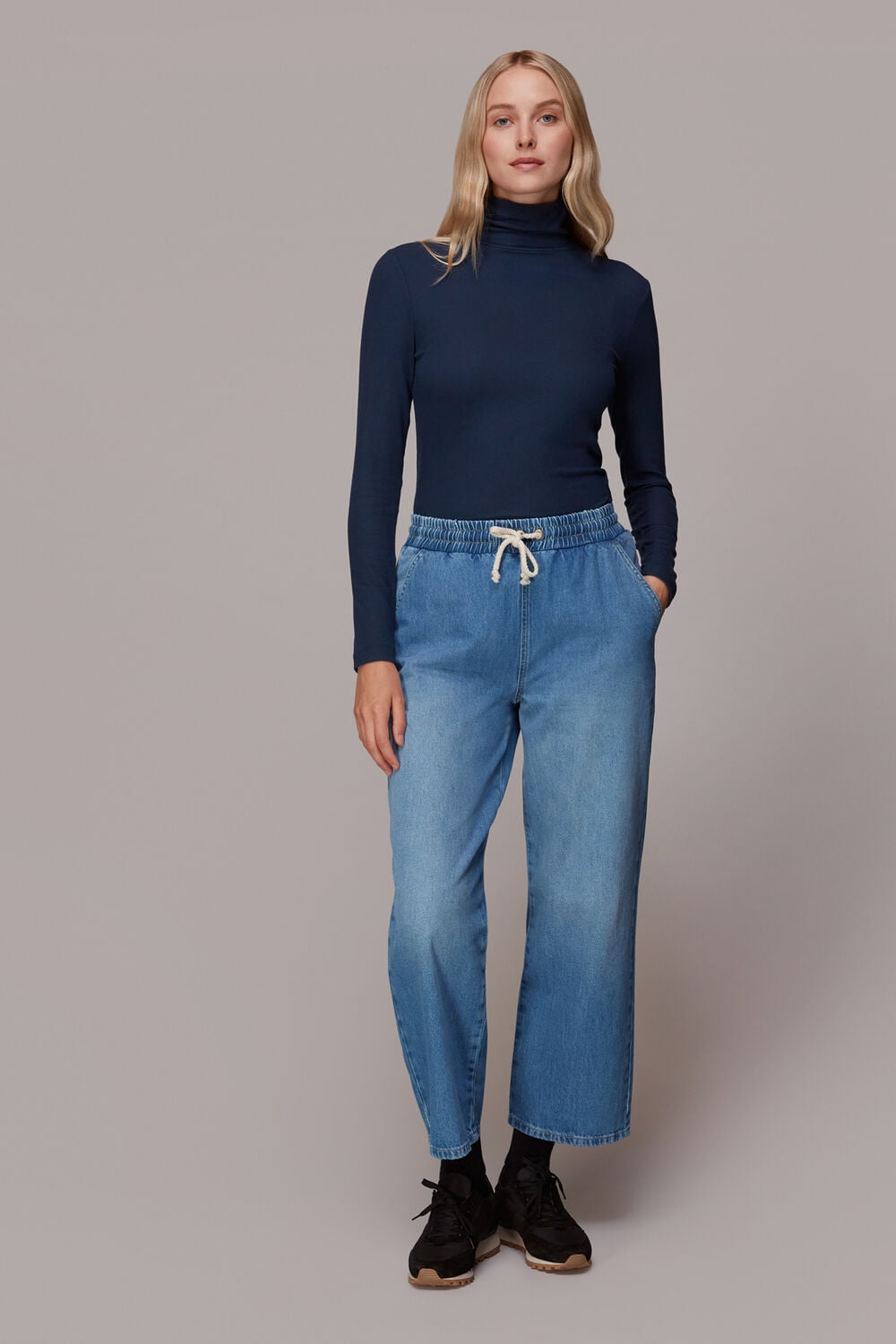 Denim Authentic Drawstring Jean
