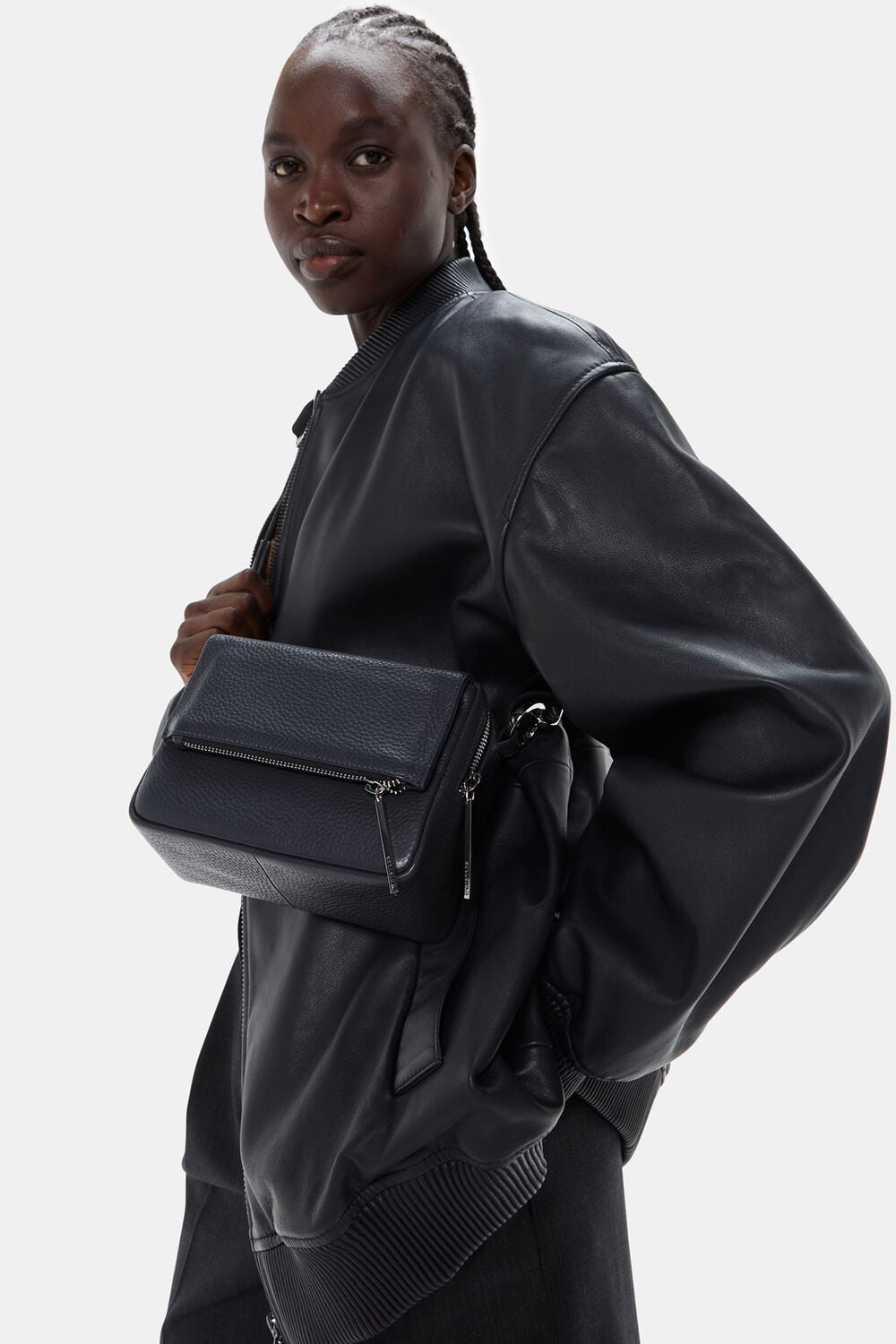 Navy Bibi Crossbody Bag