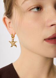 Starfish Hoop Earring