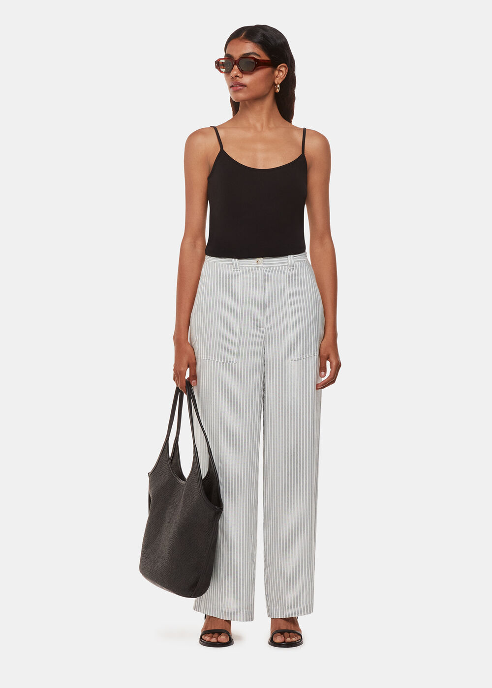 Petite Luna Stripe Trouser