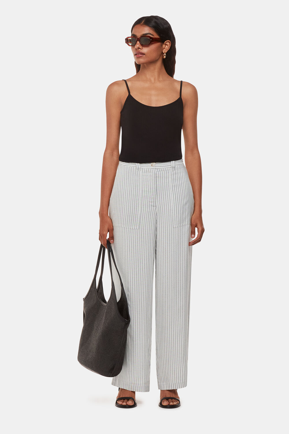 Petite Luna Stripe Trouser