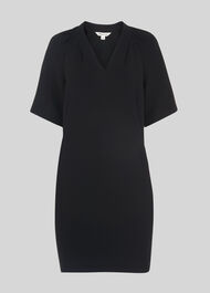 Devyn Crepe Dress Black