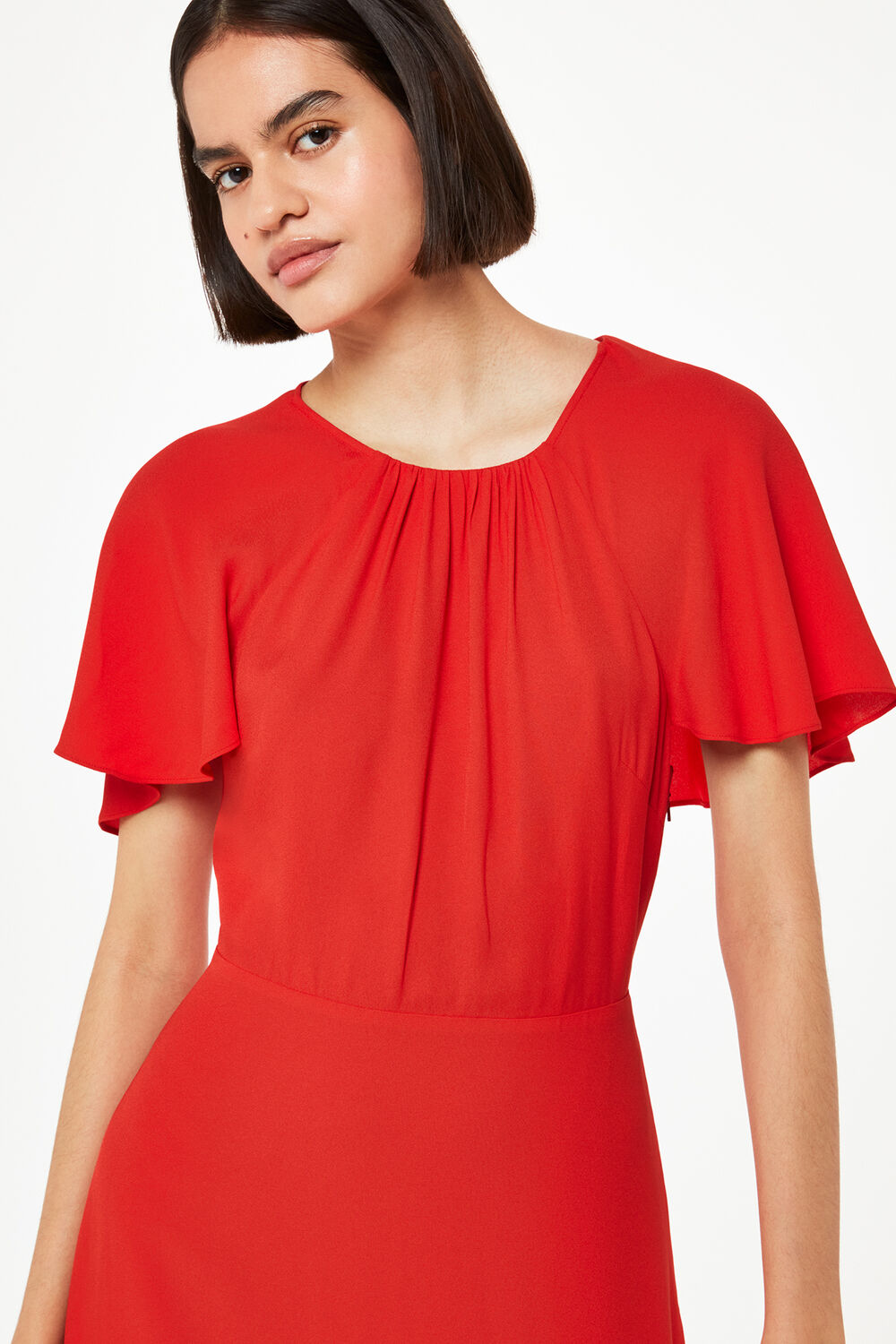 Annabelle Cape Sleeve Dress