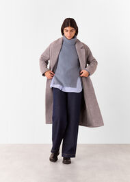 Wool Mix Roll Neck Knit