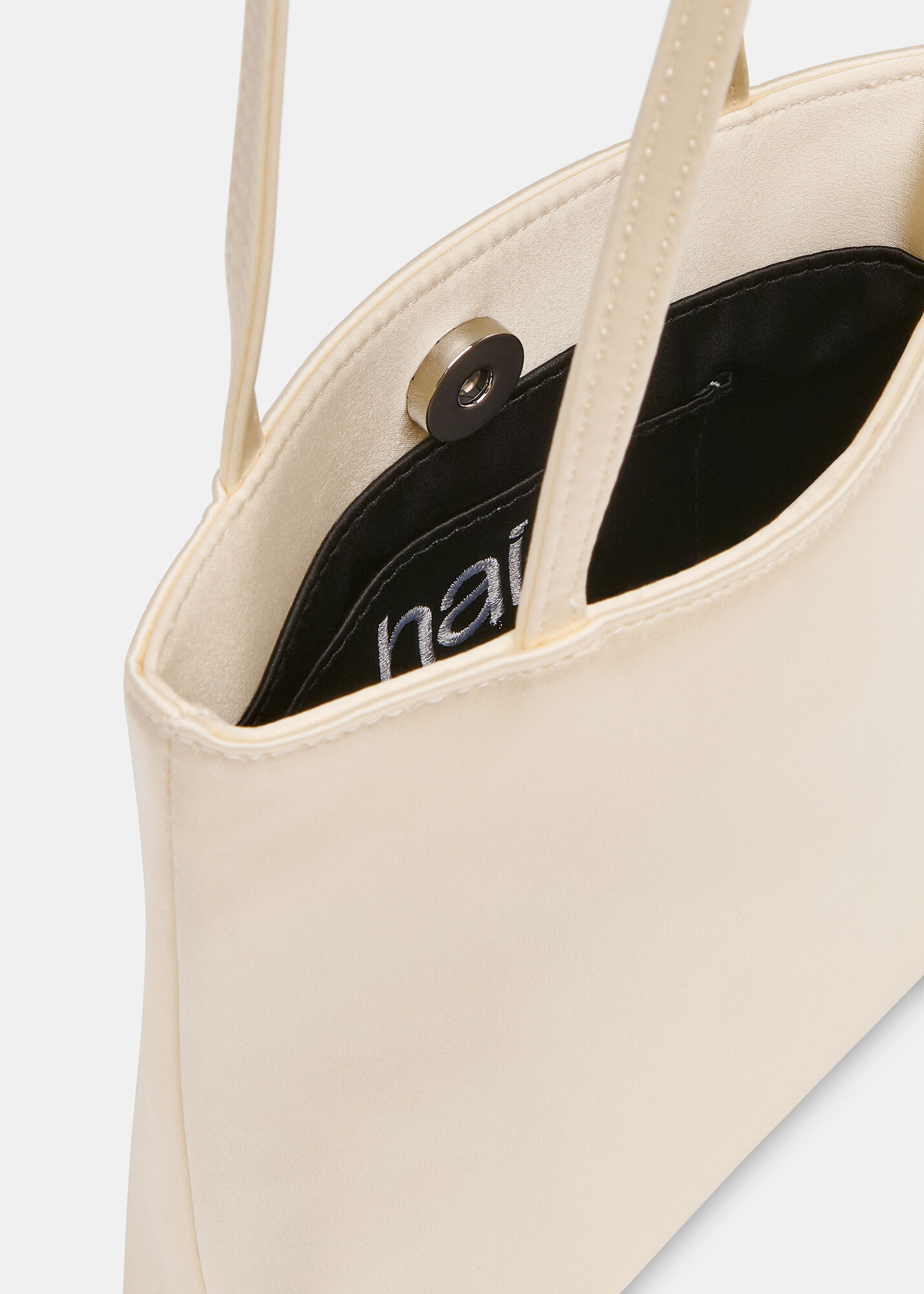 Ivory Hai Little Silk Bag | WHISTLES | Whistles US |