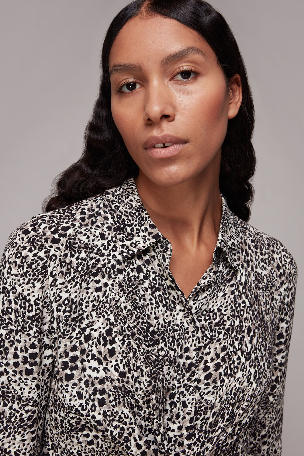 Micro Animal Print Heidi Dress