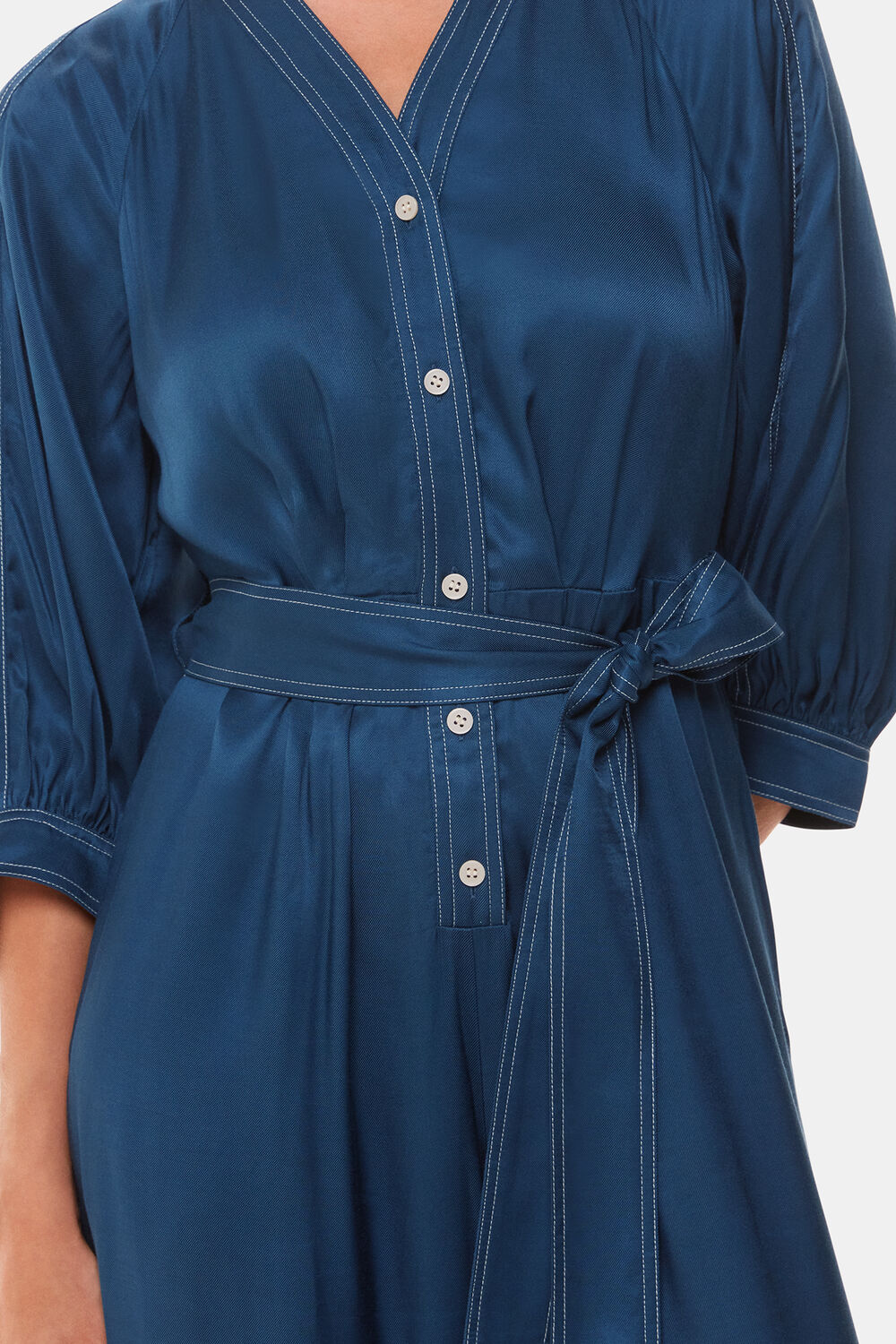 Mabel Topstitch Jumpsuit