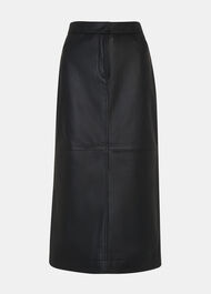 Jamie Leather Midi Skirt