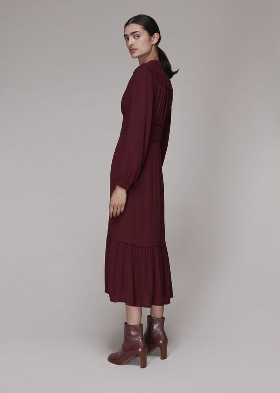 Plum Daphne Heeled Ankle Boot