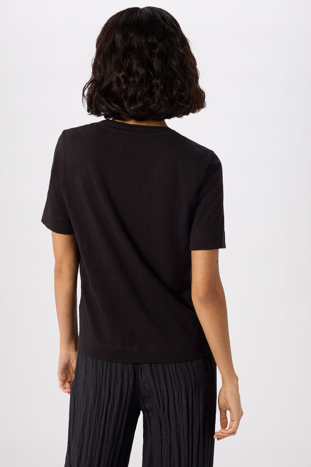 Black Rosa Double Trim T-Shirt