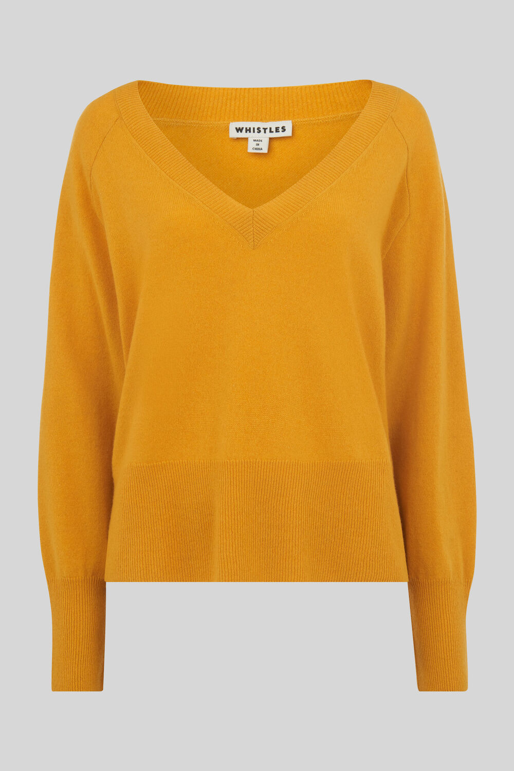 Yellow Sustainable Cashmere Jumper