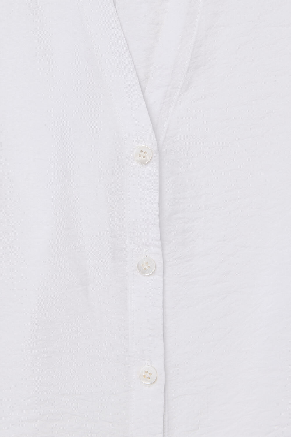 Button Down Tie Side Shirt